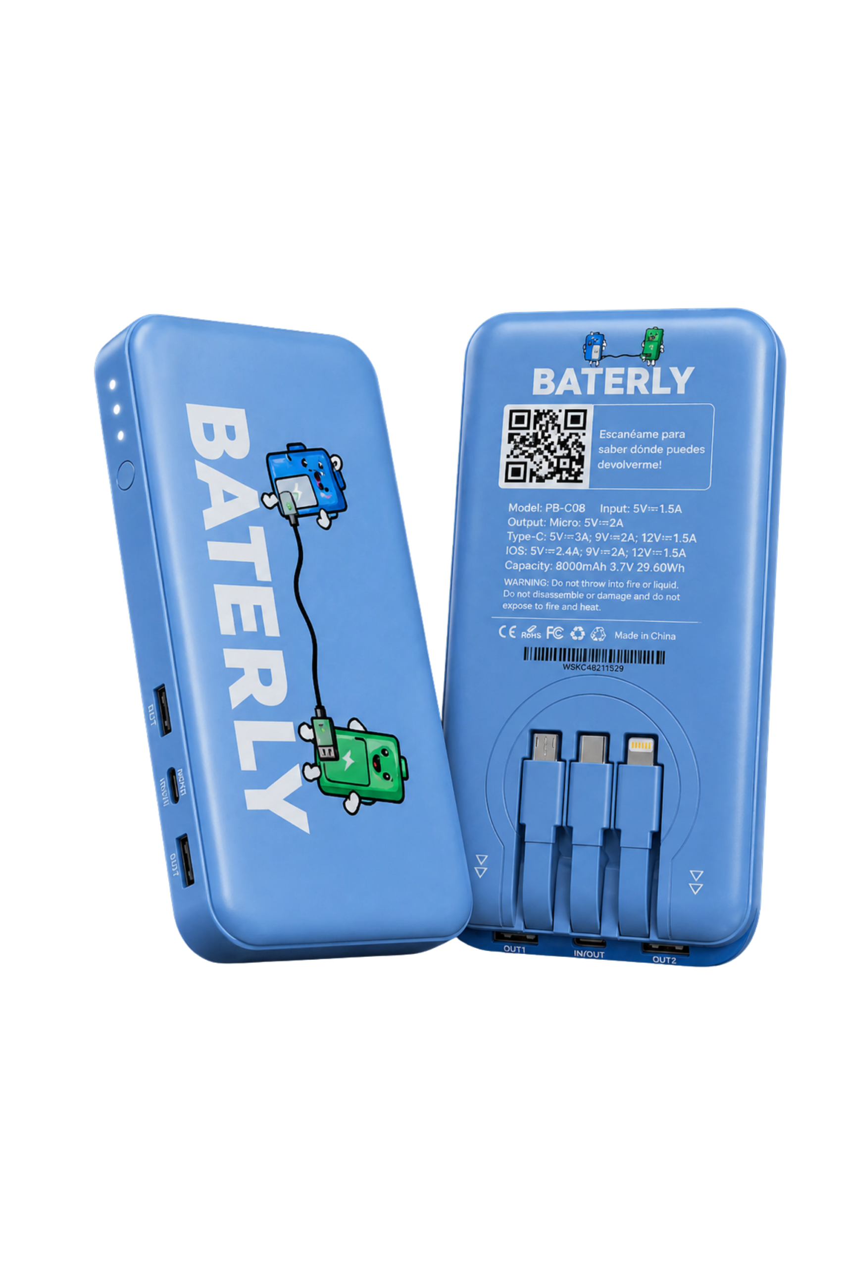 Batería portátil Baterly